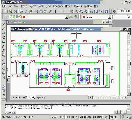 Рабочий стол AutoCAD